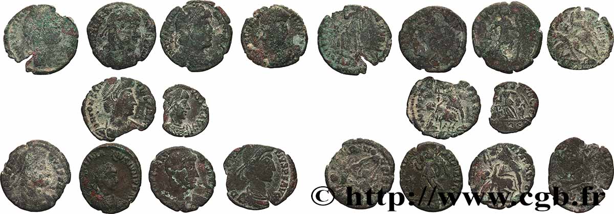 LOTS Lots de 10 monnaies lot