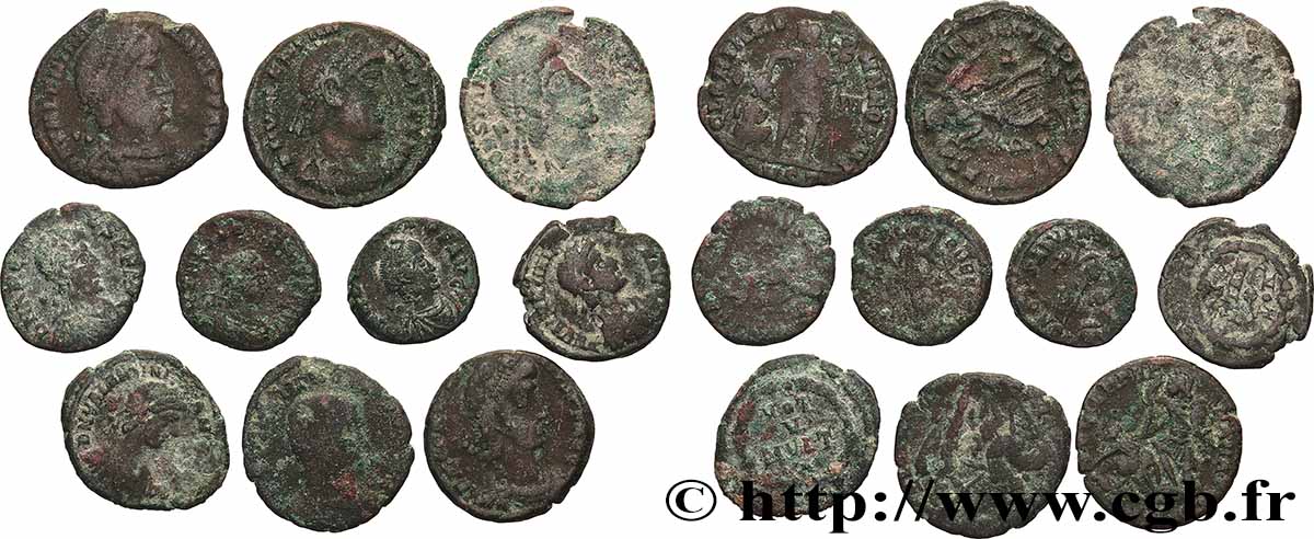 LOTS Lots de 10 monnaies lot