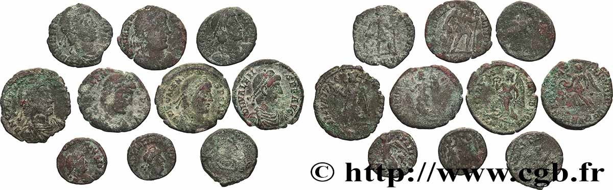 LOTS Lots de 10 monnaies lot