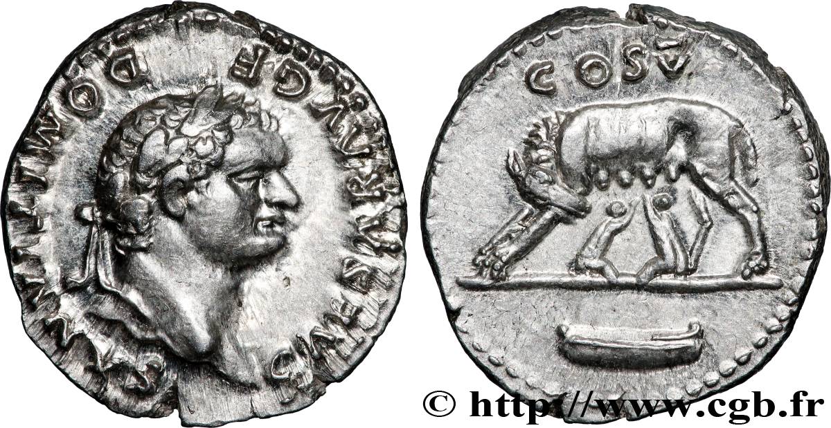 DOMITIANUS Denier MS