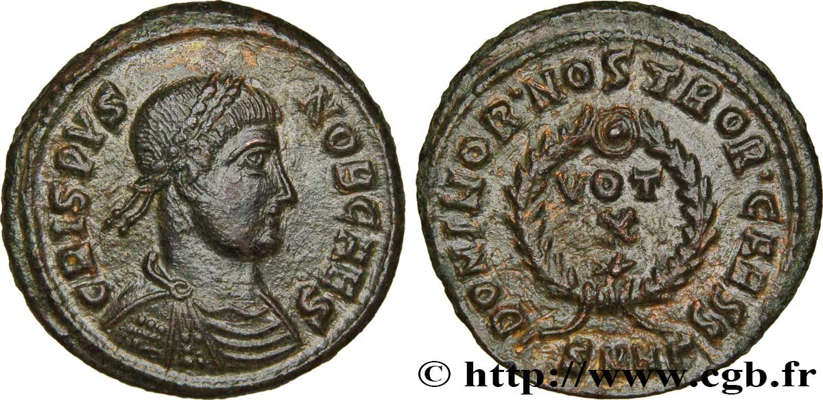 CRISPUS Centenionalis ou nummus SPL