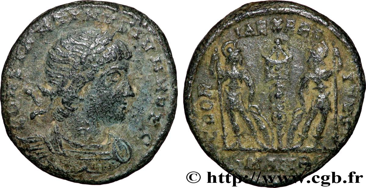 CONSTANTIN II Centenionalis ou nummus TTB