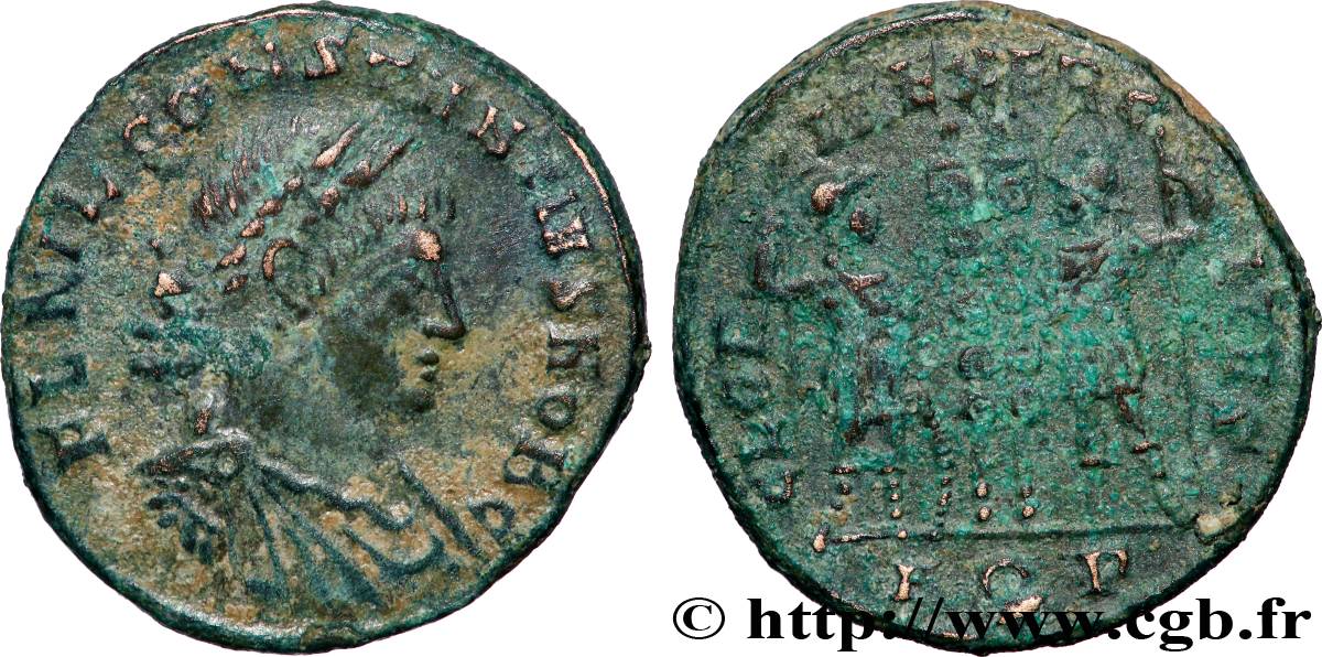CONSTANCE II Centenionalis ou nummus TTB