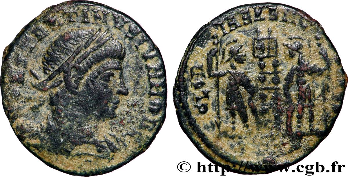 CONSTANTIN II Centenionalis ou nummus TTB/TB+