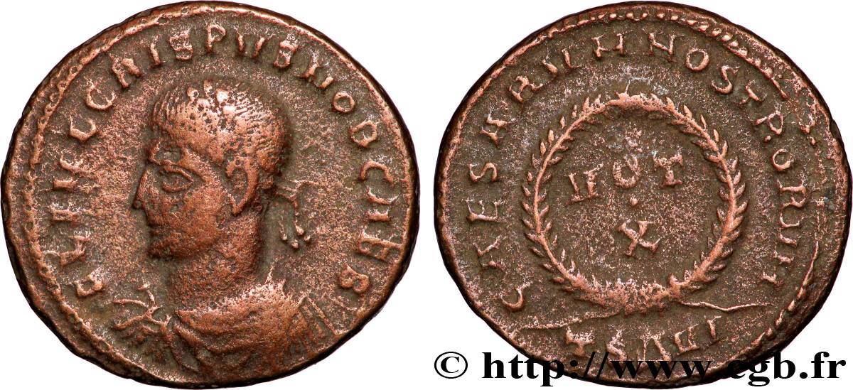 CRISPUS Centenionalis ou nummus XF