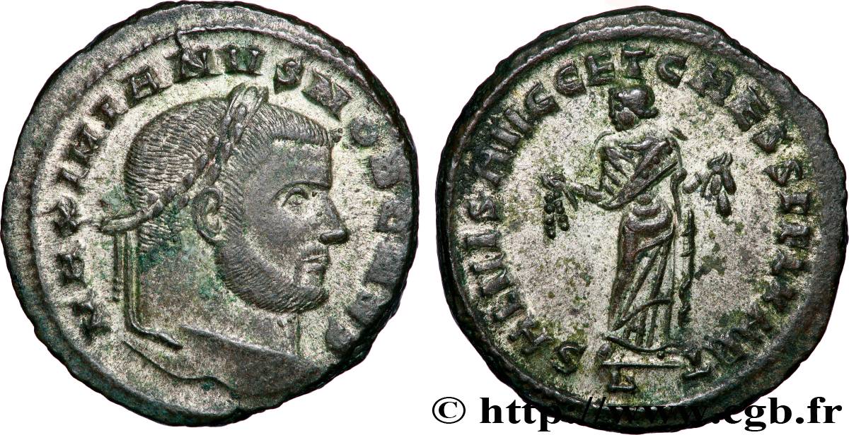 GALERIUS Follis ou nummus AU