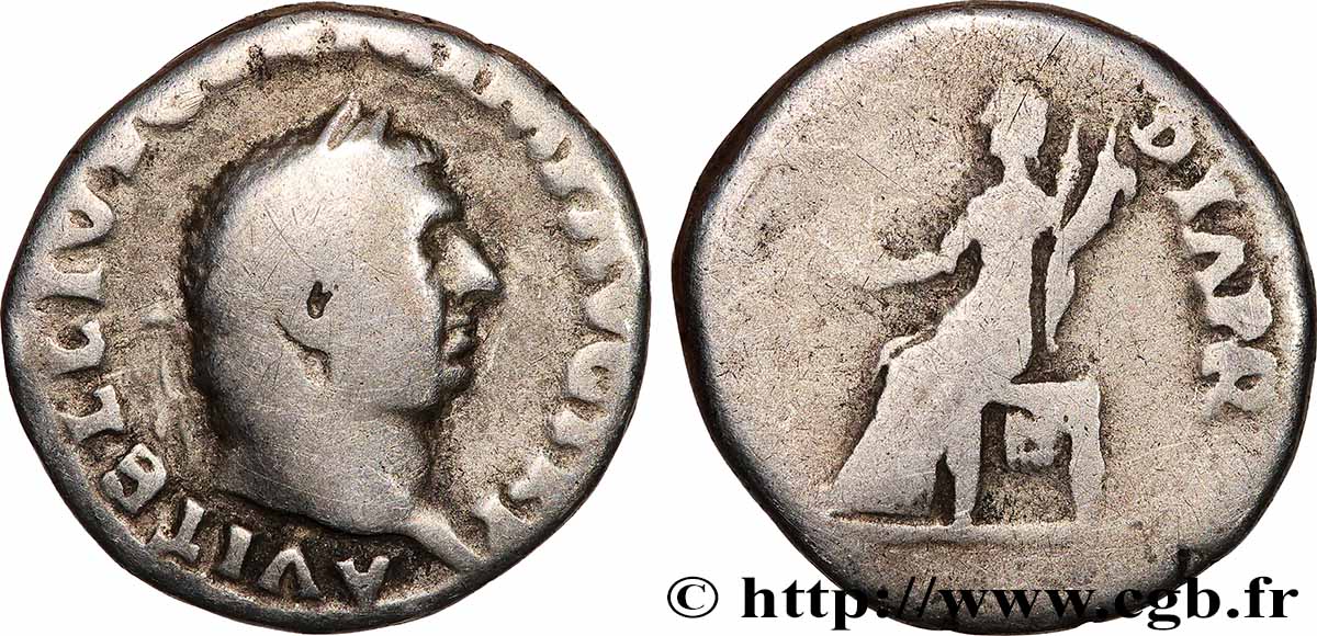 VITELLIUS Denier TB+