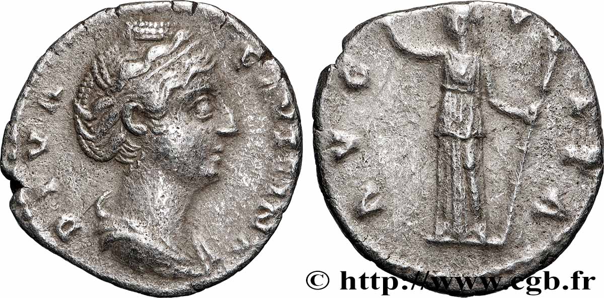 FAUSTINE MÈRE Denier TTB+/TTB