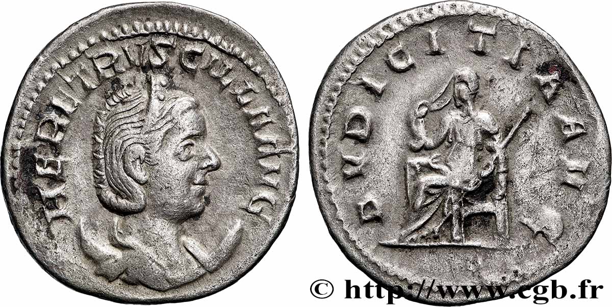 HERENNIA ETRUSCILLA Antoninien AU/XF