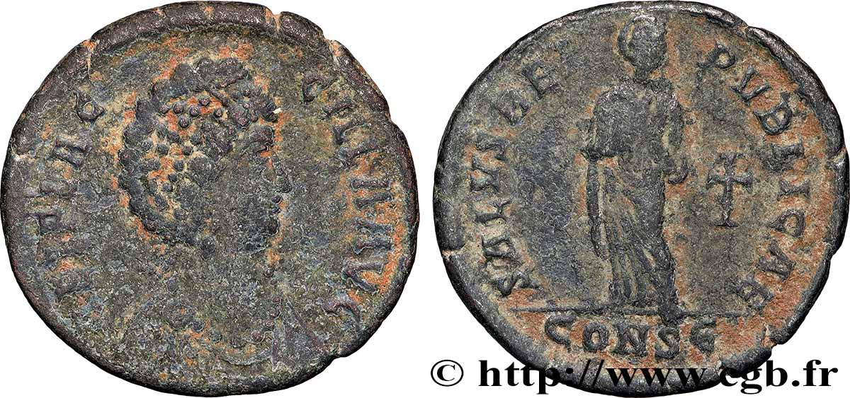 AELIA FLACCILLA Maiorina pecunia TB/TB+