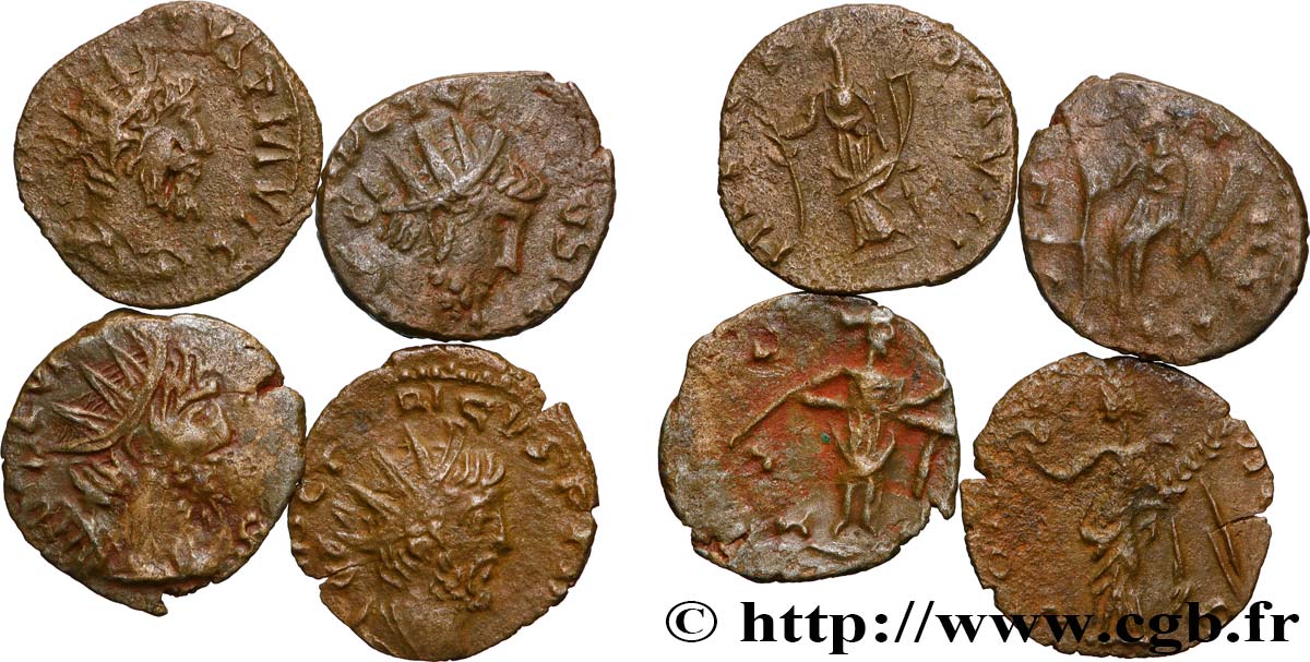 LOTS Lots de 4 monnaies lot