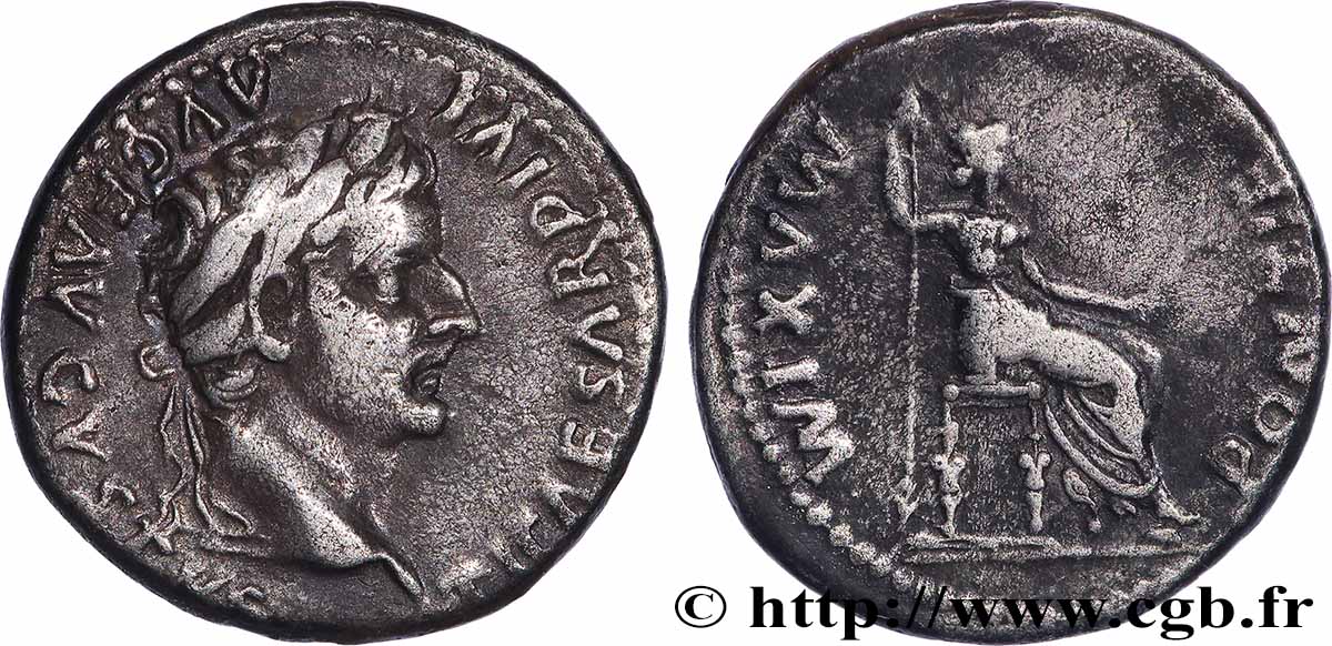 TIBÈRE Denier TTB