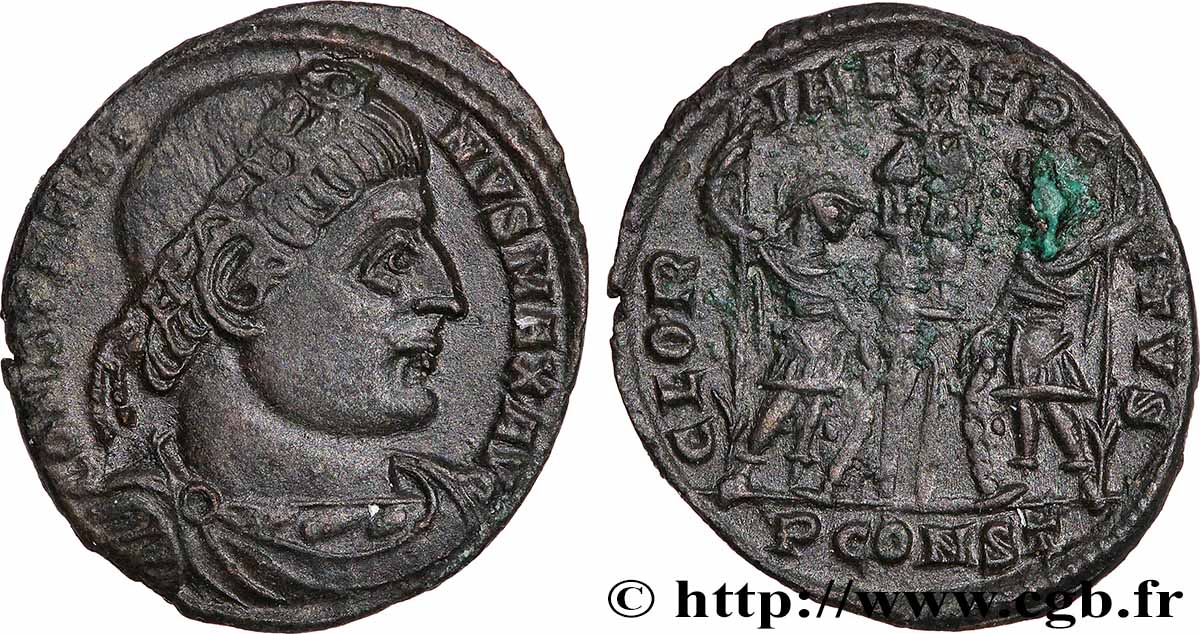 CONSTANTIN Ier LE GRAND Centenionalis ou nummus TTB+