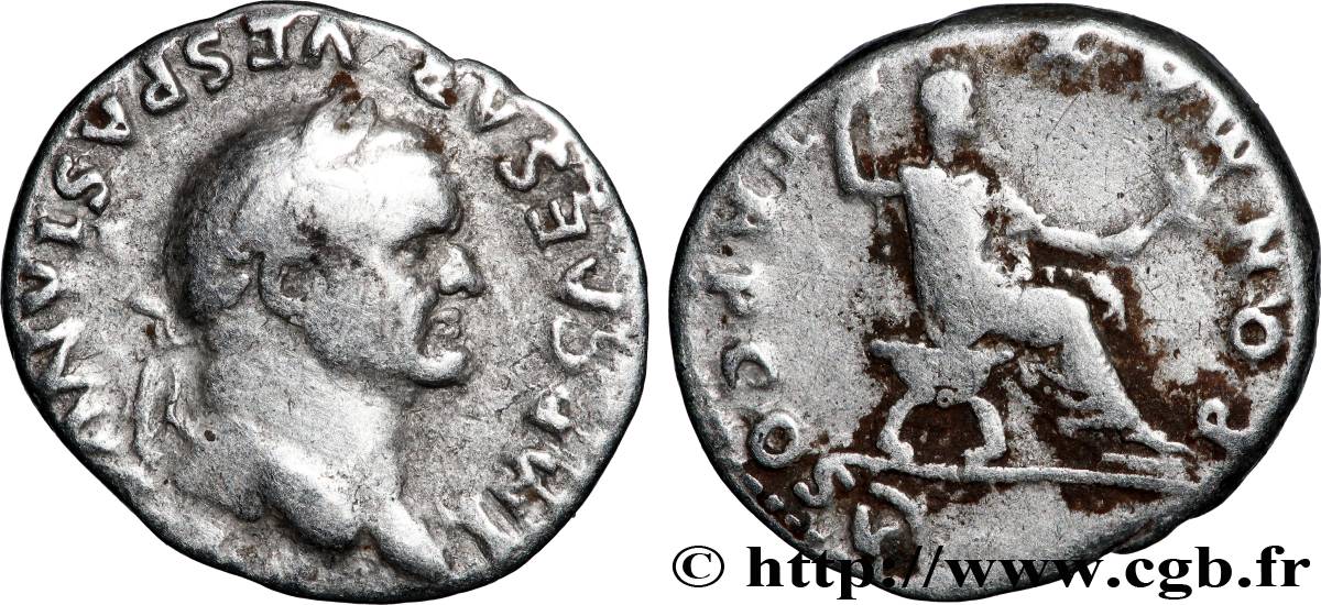 VESPASIEN Denier TB+