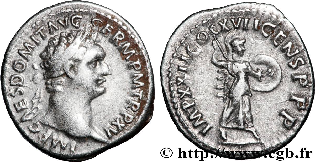 DOMITIANUS Denier SS