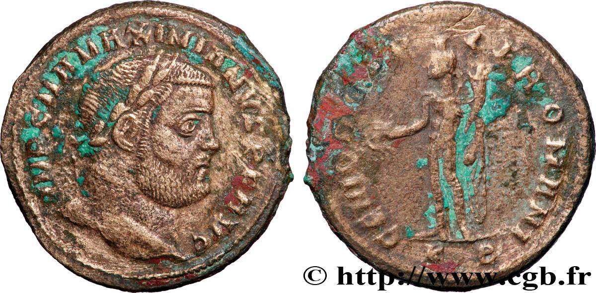 MAXIMIANUS HERCULIUS Follis ou nummus fSS