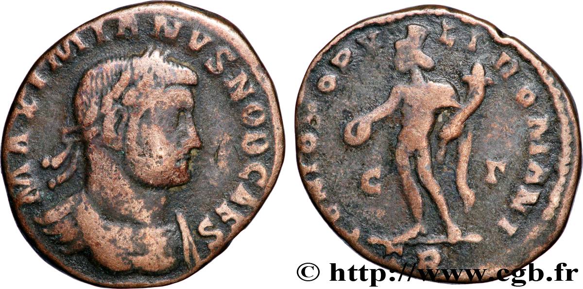 GALÈRE Follis ou nummus TB+