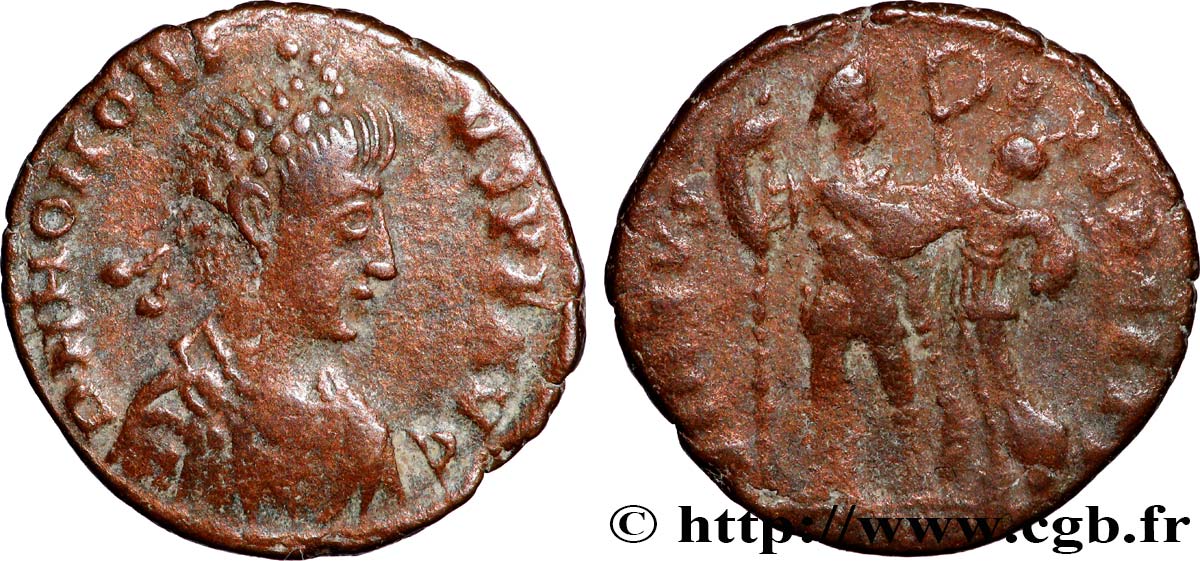 HONORIUS Nummus TTB/TB+