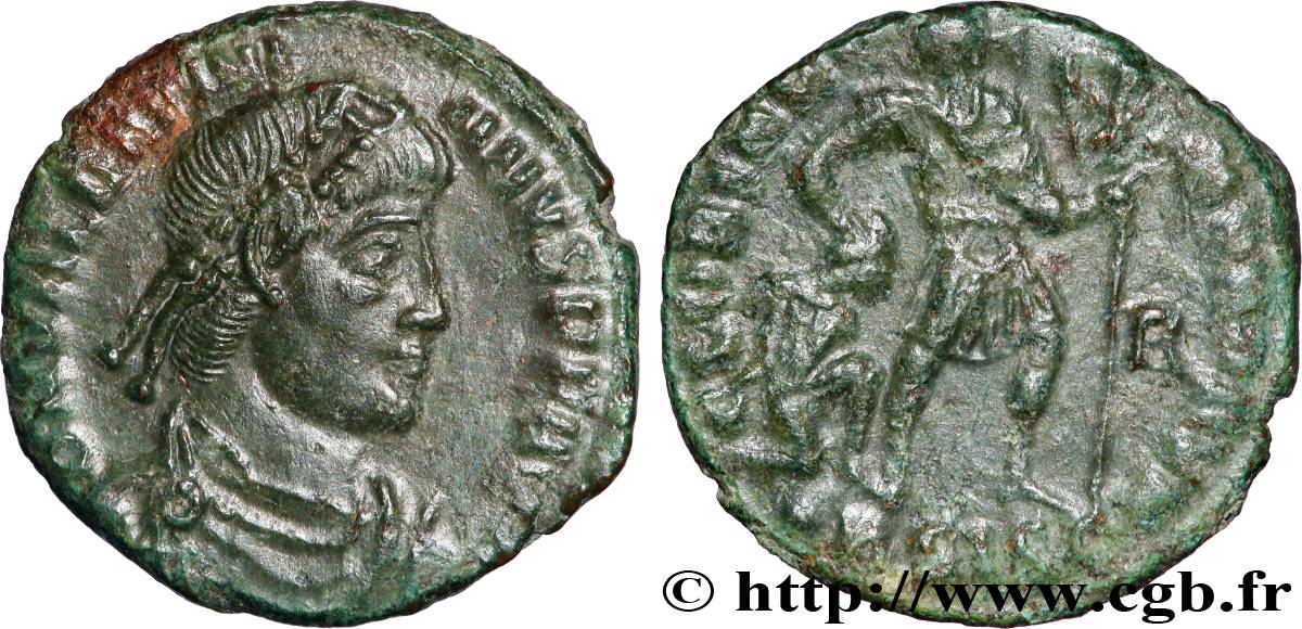 VALENTINIEN Ier  Nummus TTB+/TTB