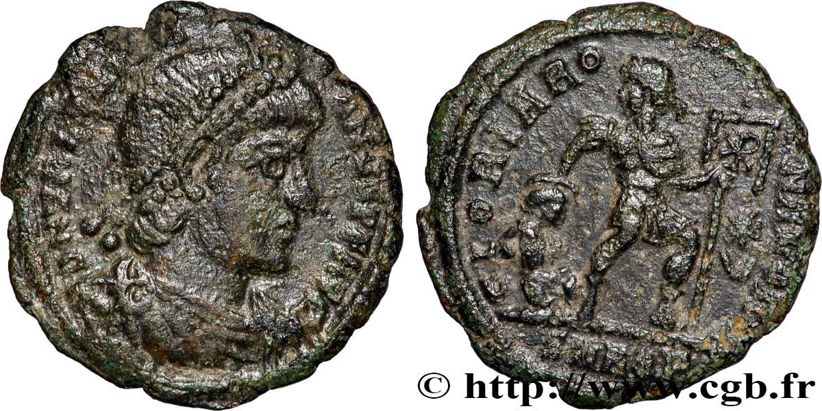 VALENTINIEN Ier  Nummus TTB