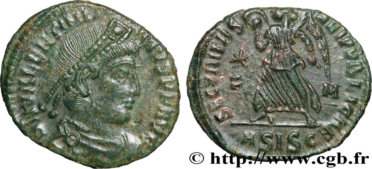 VALENTINIEN Ier  Nummus TTB+