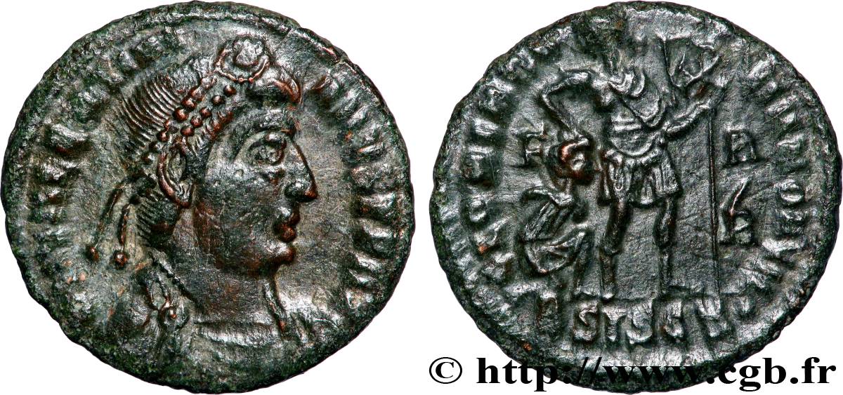 VALENTINIEN Ier  Nummus TTB+