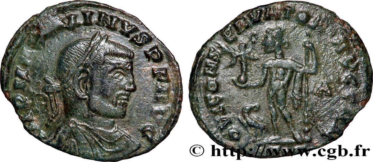MAXIMINUS II DAZA Follis ou nummus SS