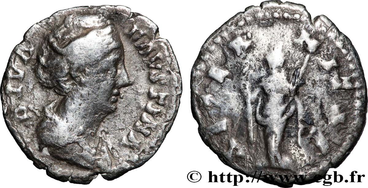 FAUSTINE MÈRE Denier TB+/TB