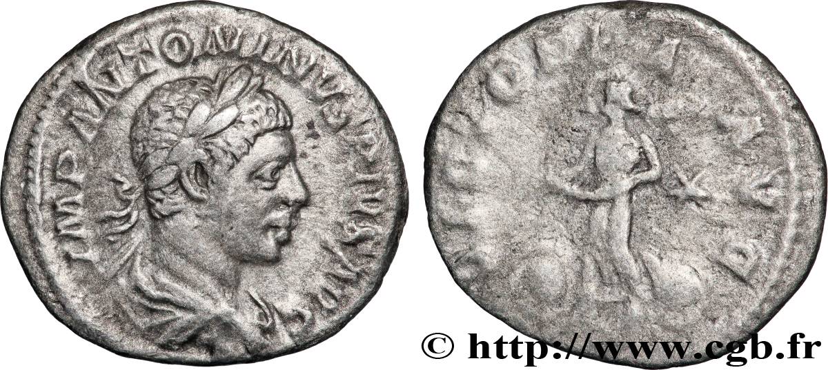 ÉLAGABAL Denier TTB+/TB