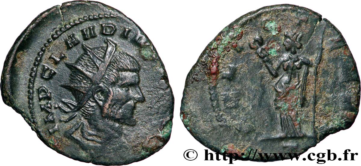 CLAUDE II LE GOTHIQUE Antoninien TTB+/TTB