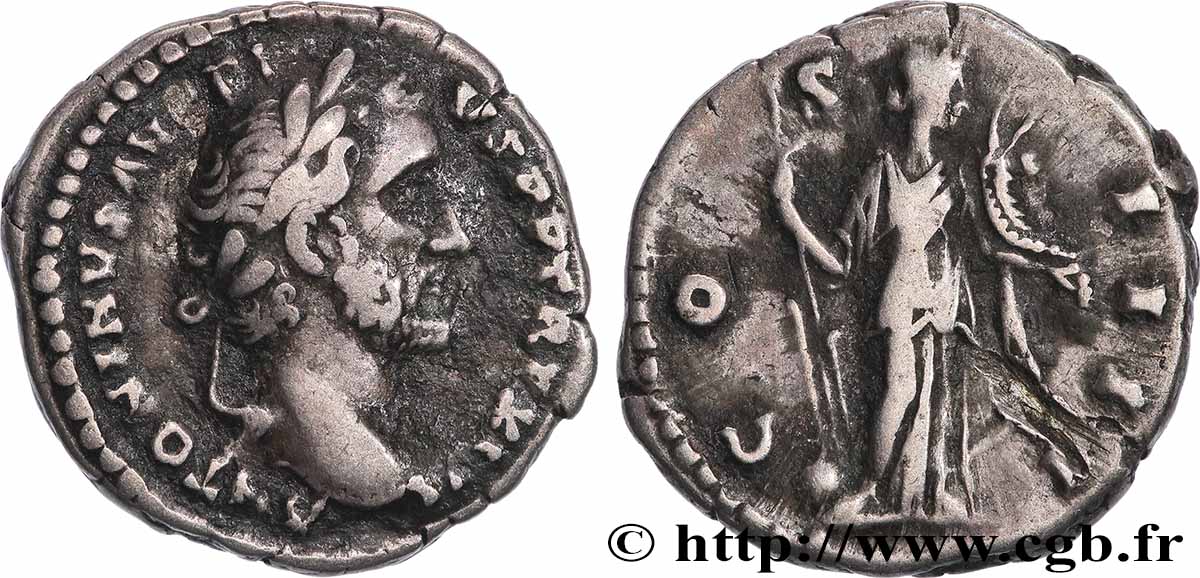 ANTONINO PIO Denier MBC