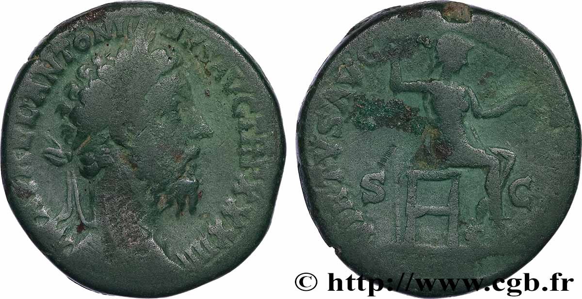 MARCUS AURELIUS Sesterce fSS