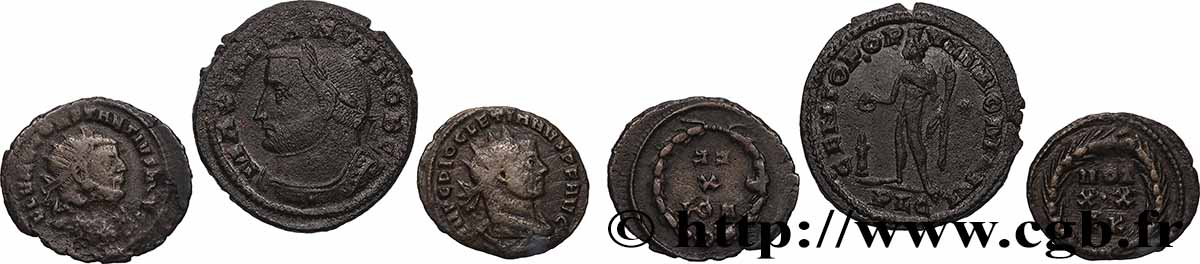 LOTS Lots de 3 monnaies lot