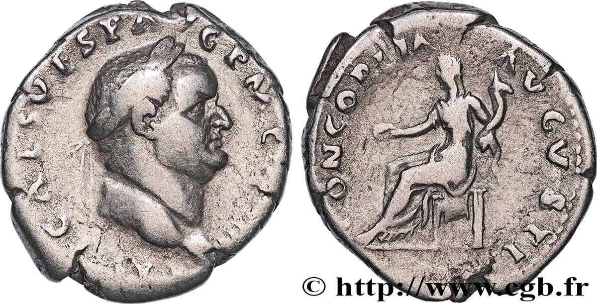 VESPASIEN Denier TTB