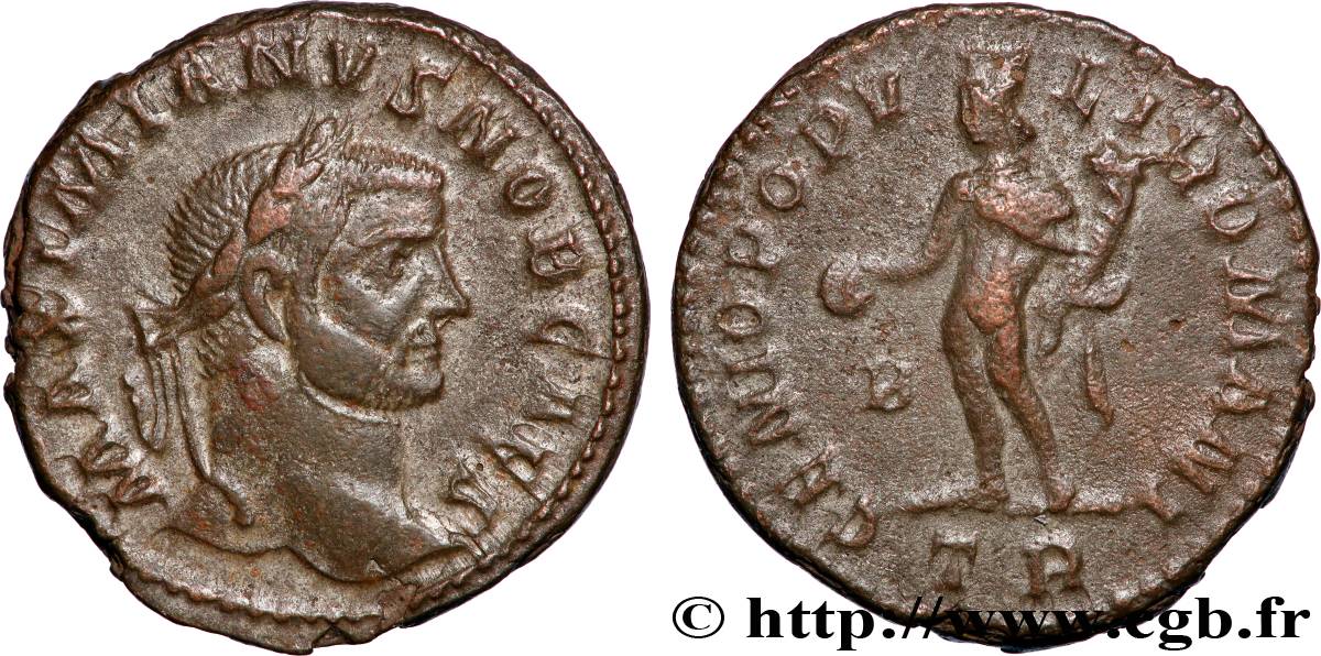 GALÈRE Follis ou nummus TTB