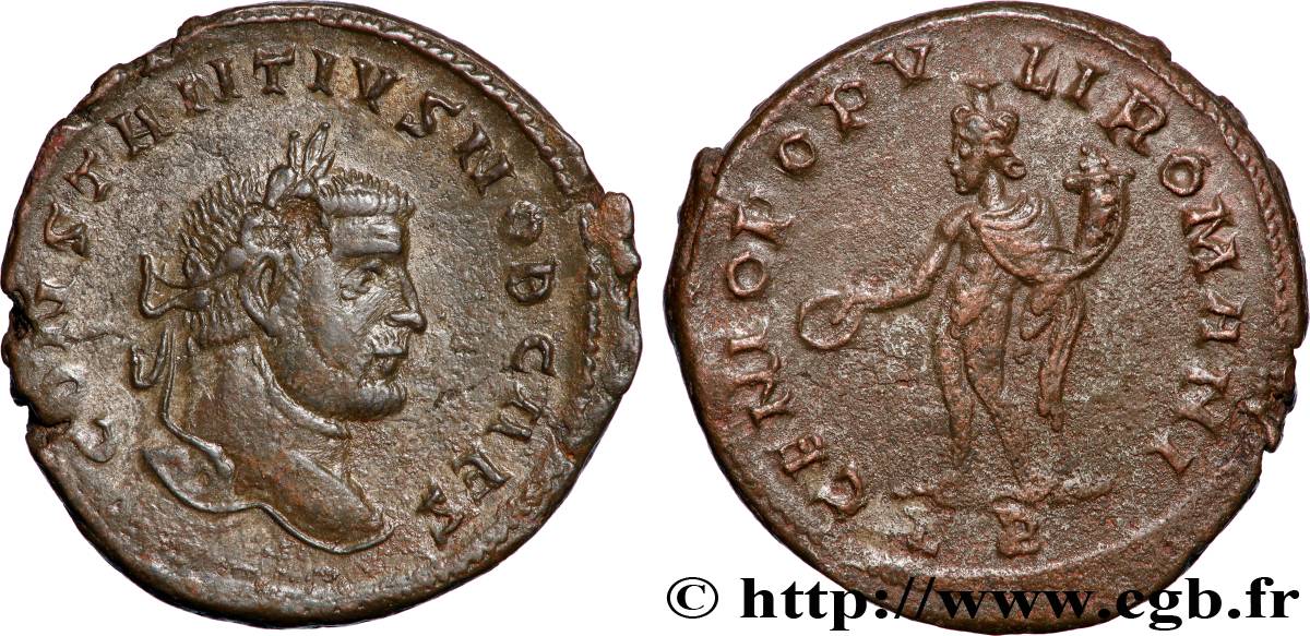 CONSTANTIUS I Follis ou nummus SS