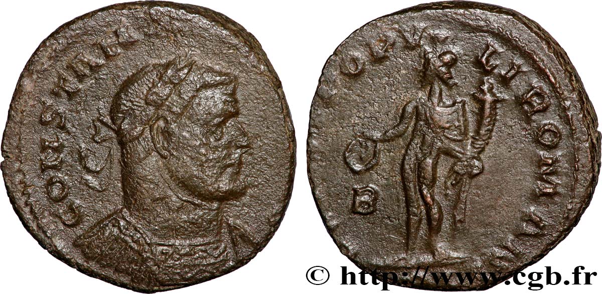 CONSTANTIUS I Follis ou nummus VF