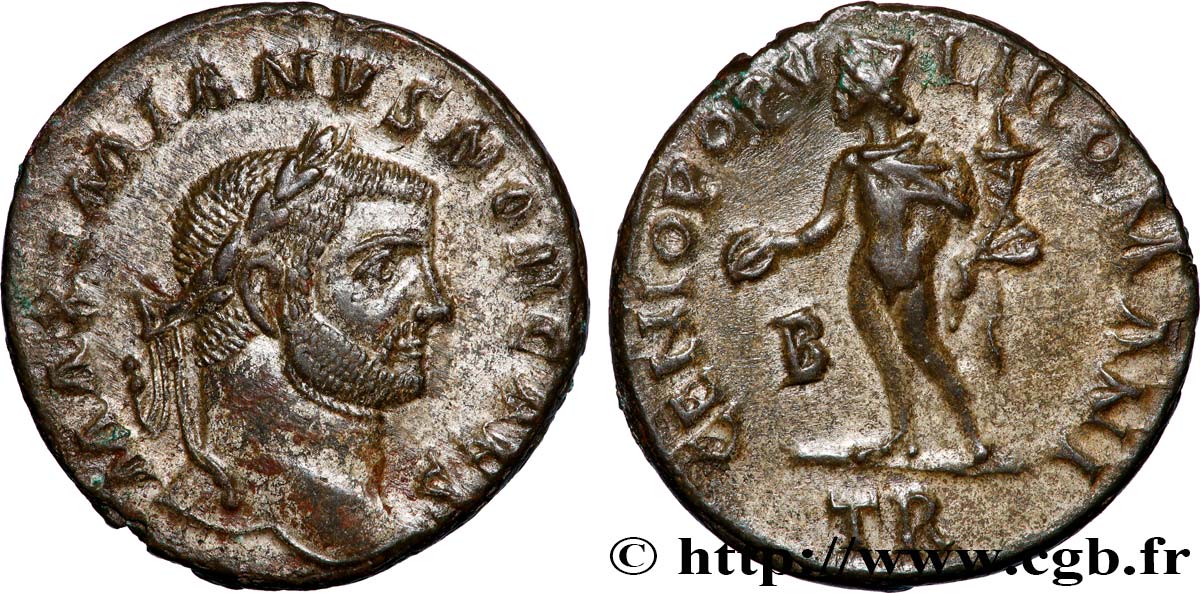 GALERIUS Follis ou nummus SS/fVZ