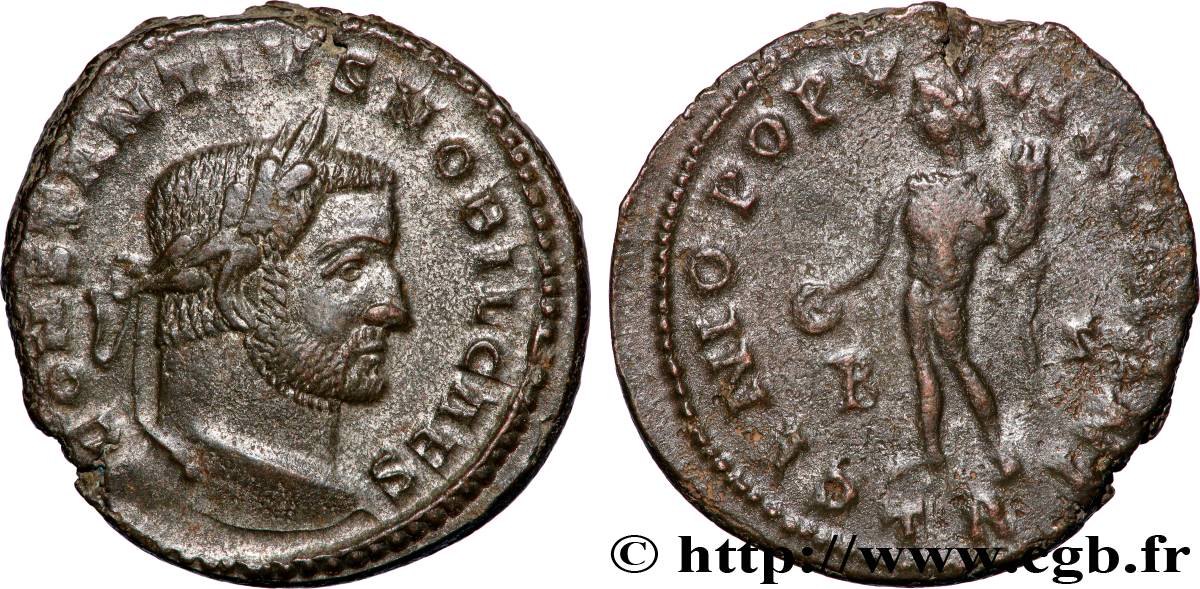 CONSTANTIUS I Follis ou nummus XF/VF