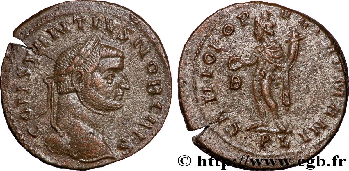 CONSTANTIUS I Follis ou nummus AU/XF