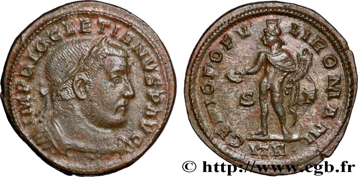 DIOCLETIAN Follis ou nummus XF/AU