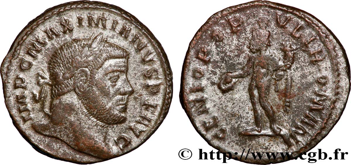 MAXIMIANUS HERCULIUS Follis ou nummus SS