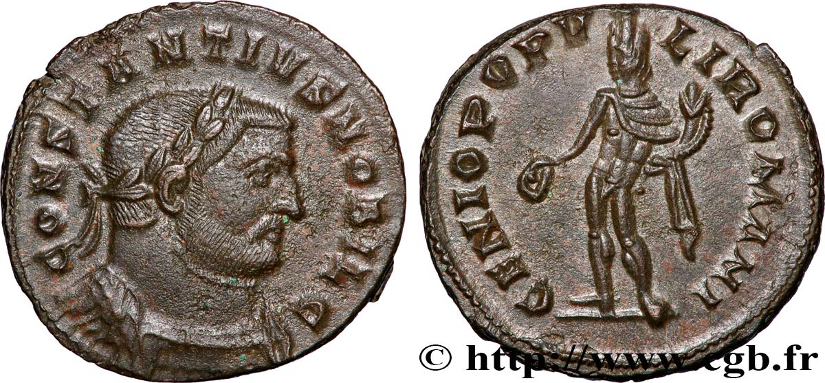 CONSTANTIUS I Follis ou nummus fVZ
