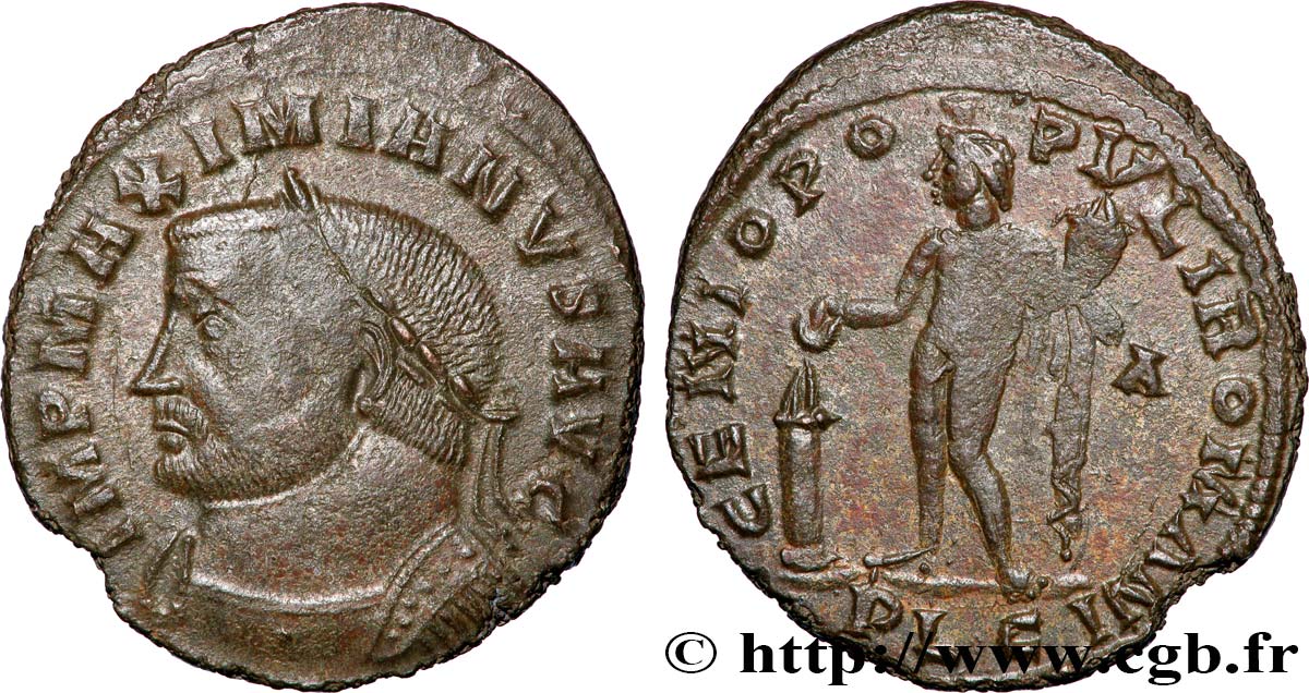 MAXIMIANUS HERCULIUS Follis ou nummus SS