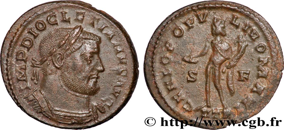 DIOCLÉTIEN Follis ou nummus TTB+/TTB