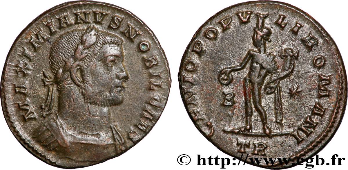 GALÈRE Follis ou nummus TTB