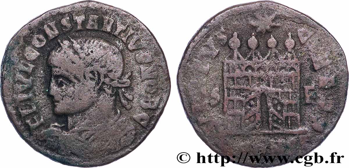 CONSTANCE II Centenionalis ou nummus TB