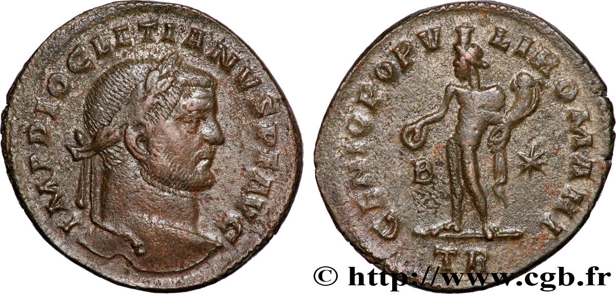 DIOCLÉTIEN Follis ou nummus TTB