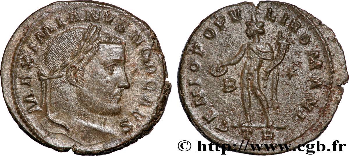 GALÈRE Follis ou nummus TTB+