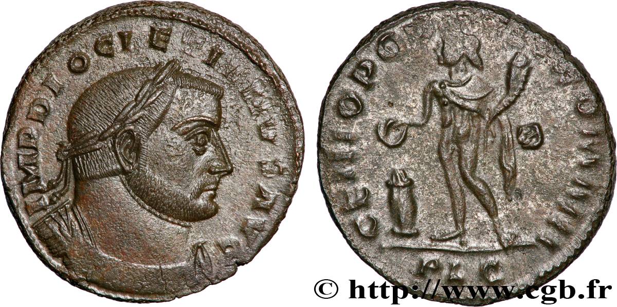 DIOCLÉTIEN Follis ou nummus TTB+/TTB